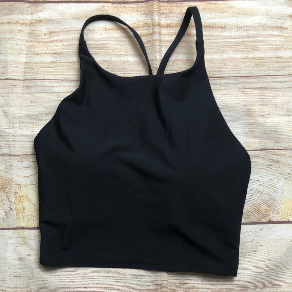 Black Strappy‎ Crop Top